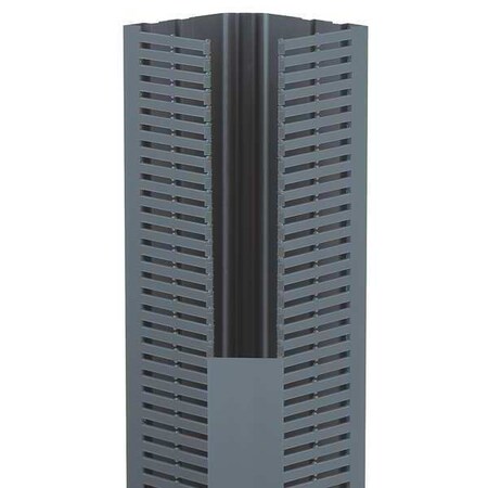 Panduit Corner Wiring Duct, Light Gray, 1 FT (6-Pack) CWD2LG6